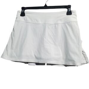 Lululemon Pace Setter Run Skirt White Size 4 Regular GUC Luxtreme Shorts